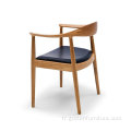 Chaise à gâchis à Wishbone Y contemporaine en bois massif en bois
